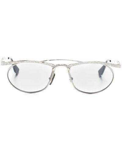 Kuboraum Mask H52 Pilot-frame Sunglasses - White