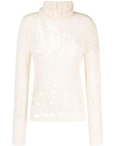 Our Legacy Crochet Roll Neck Clothing - White
