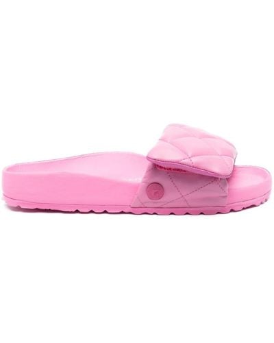 Birkenstock Sylt Padded Leather Sandals - Pink