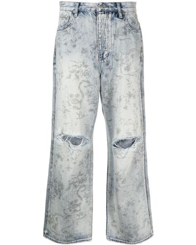 Ksubi Maxx Unearthly Straight-leg Jeans - Blue
