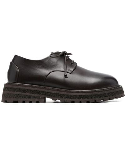 Marsèll Zapatos derby con suela gruesa - Negro