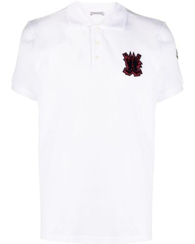 Moncler ロゴ ポロシャツ - ホワイト