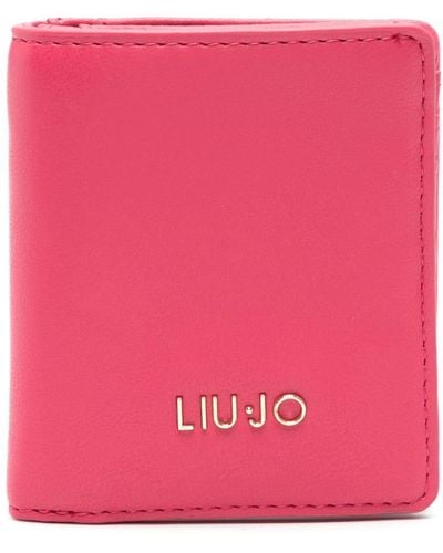 Liu Jo Logo-lettering Wallet - ピンク