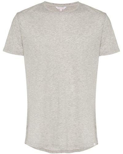 Orlebar Brown Short Sleeved Cotton T-shirt - Gray