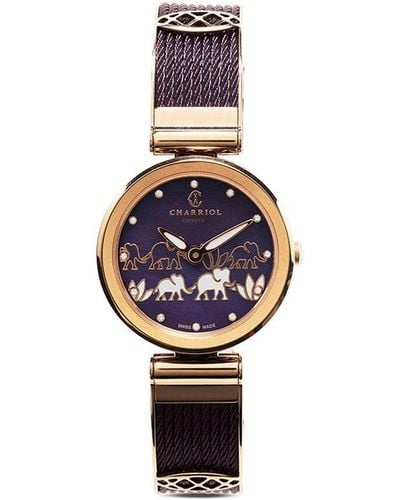 Charriol Reloj Forever Elephant de 32mm - Multicolor