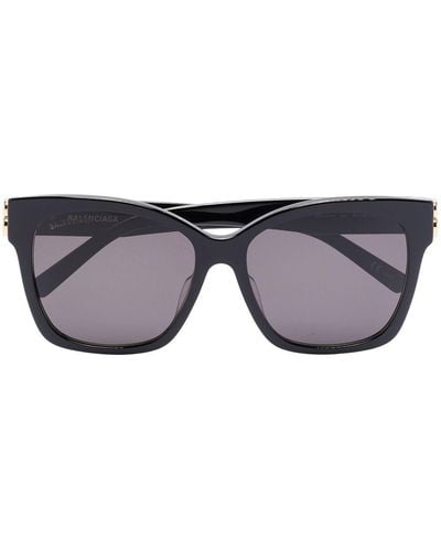 Balenciaga Dynasty Square-frame Sunglasses - Black