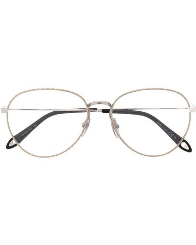 Givenchy ラウンド眼鏡フレーム - メタリック
