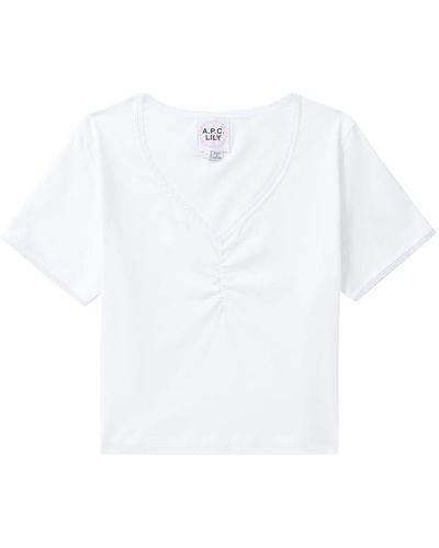 A.P.C. T-shirt Marguerite - Bianco