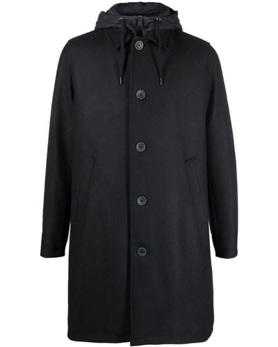 Herno Manteau boutonné à manches longues - Noir