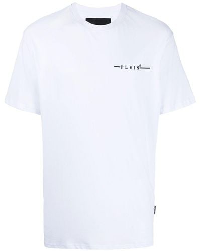 Philipp Plein フロックロゴ Tシャツ - ホワイト