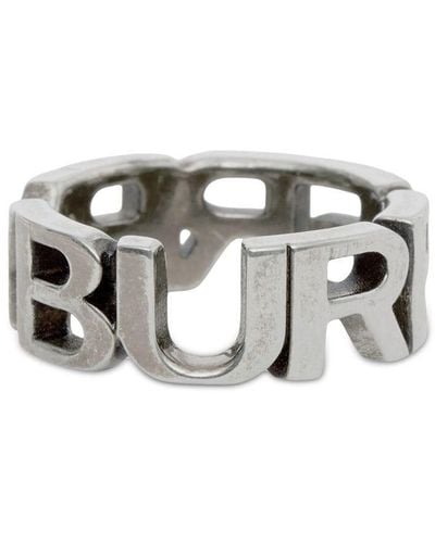 Burberry バーバリー ロゴリング - メタリック