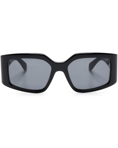 Ferragamo Gafas de sol con montura rectangular - Negro