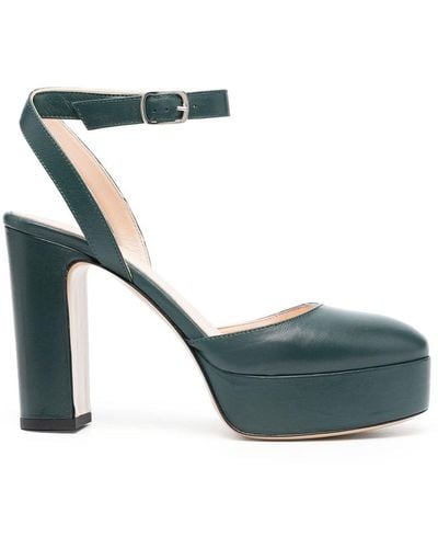 P.A.R.O.S.H. Leren Pumps - Blauw