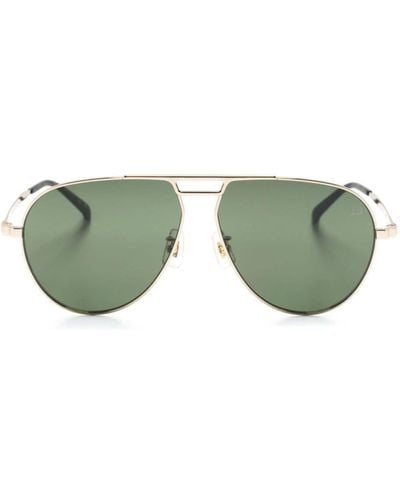 Dunhill Pilot-frame Sunglasses - Green