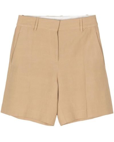 Ermanno Scervino High-rise Tailored Shorts - Natural