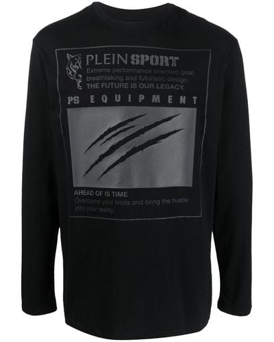 Philipp Plein Sweatshirt mit grafischem Print - Schwarz