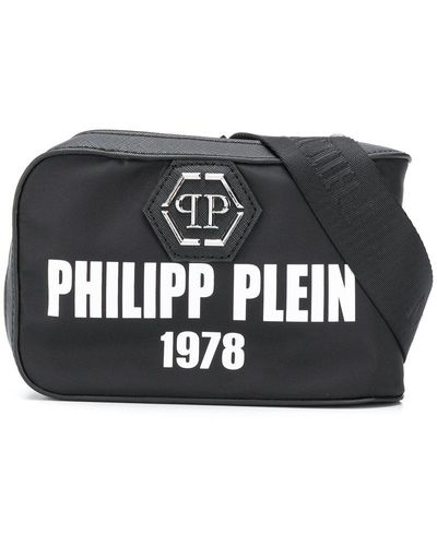 Philipp Plein Riñonera con logo - Negro