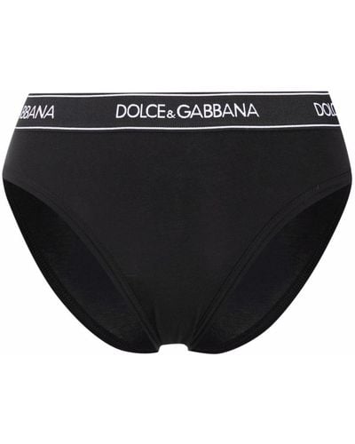 Dolce & Gabbana ドルチェ&ガッバーナ ロゴウエスト ショーツ - ブラック