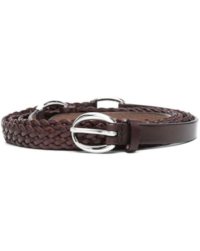 Orciani Buckle-fastening Leather Belt - Brown
