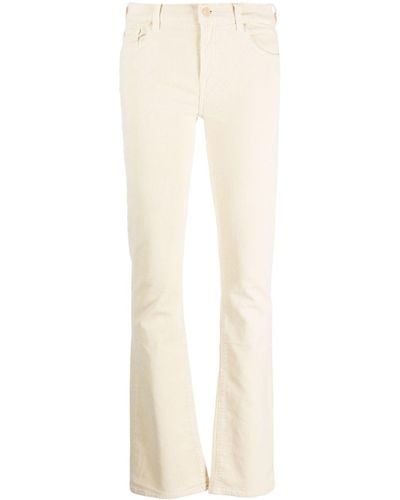 7 For All Mankind Vaqueros bootcut con parche del logo - Blanco