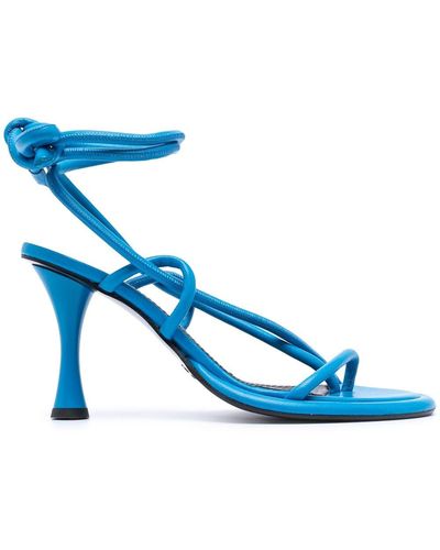 Proenza Schouler Pipe Strappy Sandals - Blue