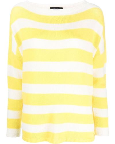 Fabiana Filippi Striped Cashmere Sweater - Yellow