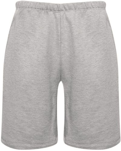 ÉTERNE Terry Elasticated-waist Shorts - Grey