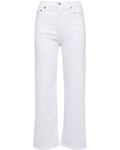 Agolde Harped Straight-leg Jeans - White