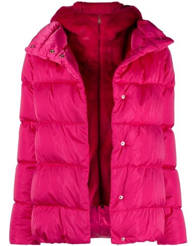Herno Hooded Padded Jacket - Pink
