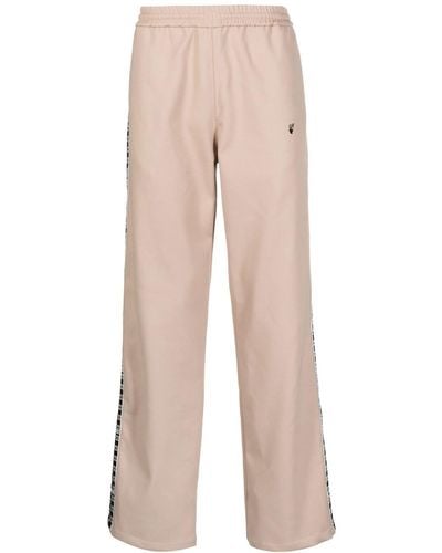Off-White c/o Virgil Abloh Monogram Band Track Trousers - Natural