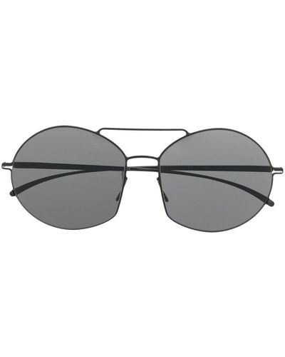 Mykita Round-frame Tinted Sunglasses - Gray