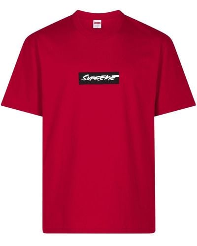 Supreme Futura Text-print T-shirt - Red
