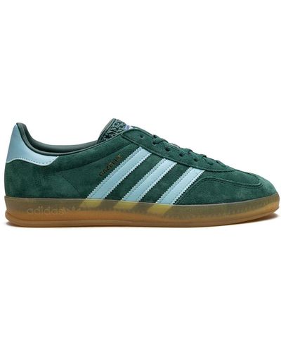 adidas Gazelle Indoor Brand-patch Leather Low-top Trainers - Green