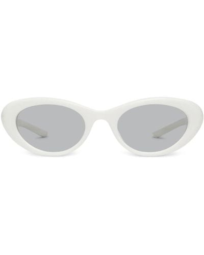 Gentle Monster Umber W2 Cat-eye Sunglasses - White