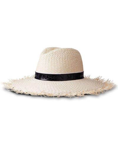 Maison Michel Zango Fedora Hat - White