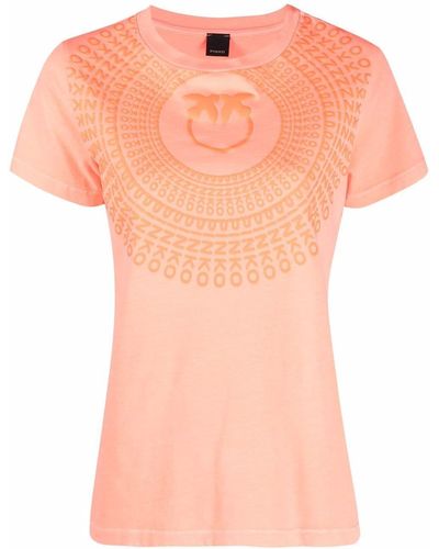 Pinko ロゴ Tシャツ - オレンジ