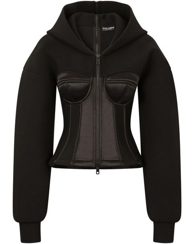 Dolce & Gabbana フーデッド ジャケット - ブラック