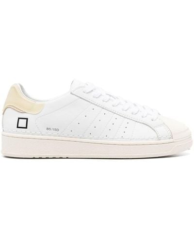 Date Base Island Leather Trainers - White