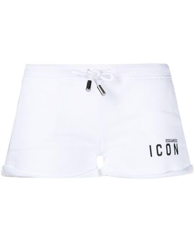 DSquared² Pantalones cortos de deporte Icon - Blanco