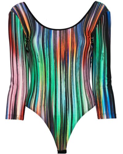 Just Cavalli Body Met Print - Groen