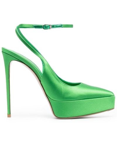 Le Silla Zapatos Uma con tacón de 140mm - Verde