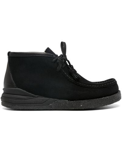 Visvim Beuys Trekker-folk Suede Boots - Black