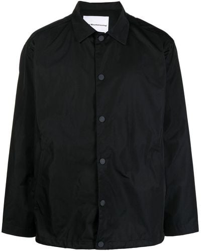 White Mountaineering Buttoned Classic-collar Jacket - Black