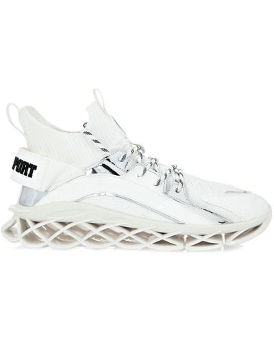 Philipp Plein Runner Tiger Sneakers - White
