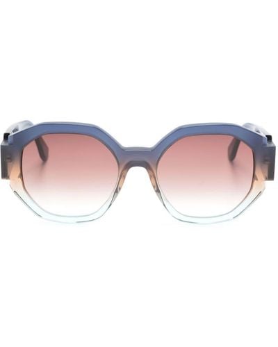 Face A Face Notchi Round-frame Sunglasses - Pink