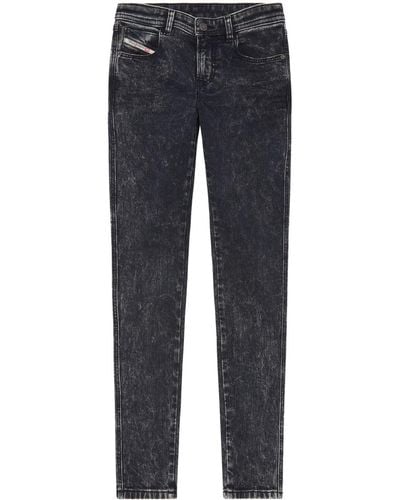 DIESEL 2015 Babhila 0enan Skinny Jeans - Gray