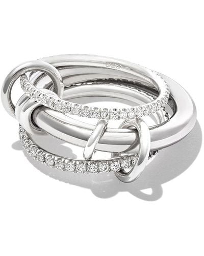 Spinelli Kilcollin 18kt Witgouden Ring Met Diamant