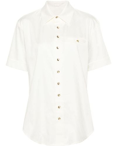 Cult Gaia Rayn Short-sleeved Shirt - White