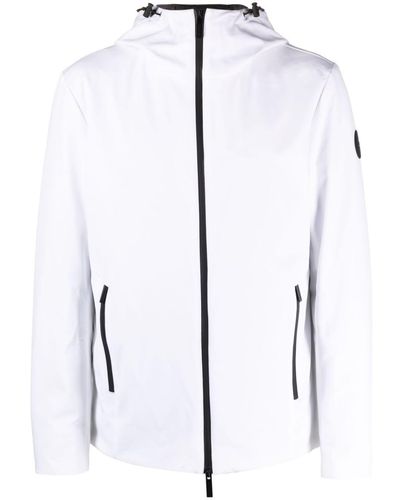 Woolrich Pacific Drawstring-hooded Jacket - White