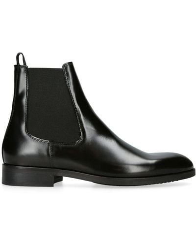 Kurt Geiger Hunter Leather Chelsea Boots - Black